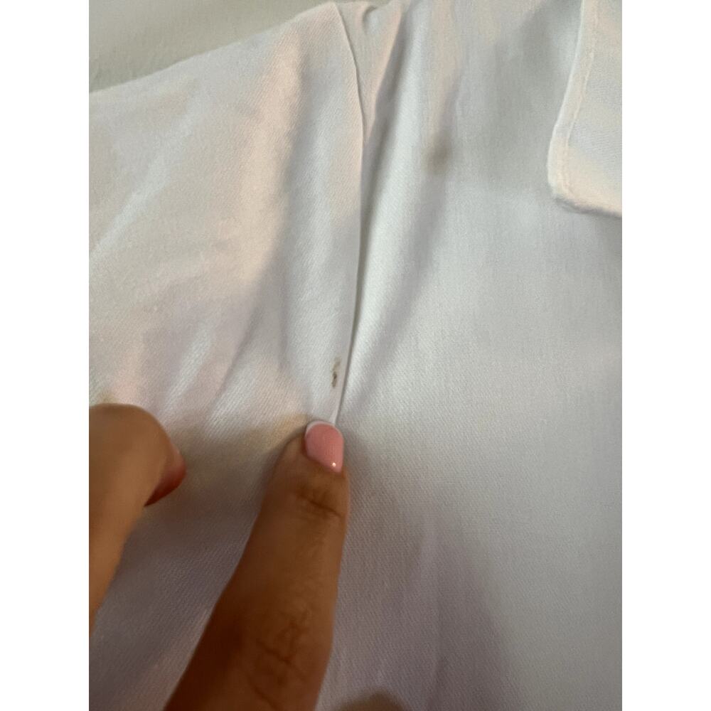Dickies Women's Short Sleeve Flex Coverall Jumpsuit size S White - Picture 6 of 6